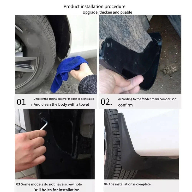 Changan CS55 PLUS Fender Protector Splash Guard Mudguards 4X (2024–2024)