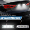 Honda White LED License Plate Light Assembly (2016-2021)