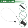 Dodge Challenger (2008-2012) Black Car Engine Oil Level Indicator Dipstick