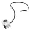Motorcycle ATV Headlight Fog Spot Light Silver 7/8" Handlebar On Off Switch