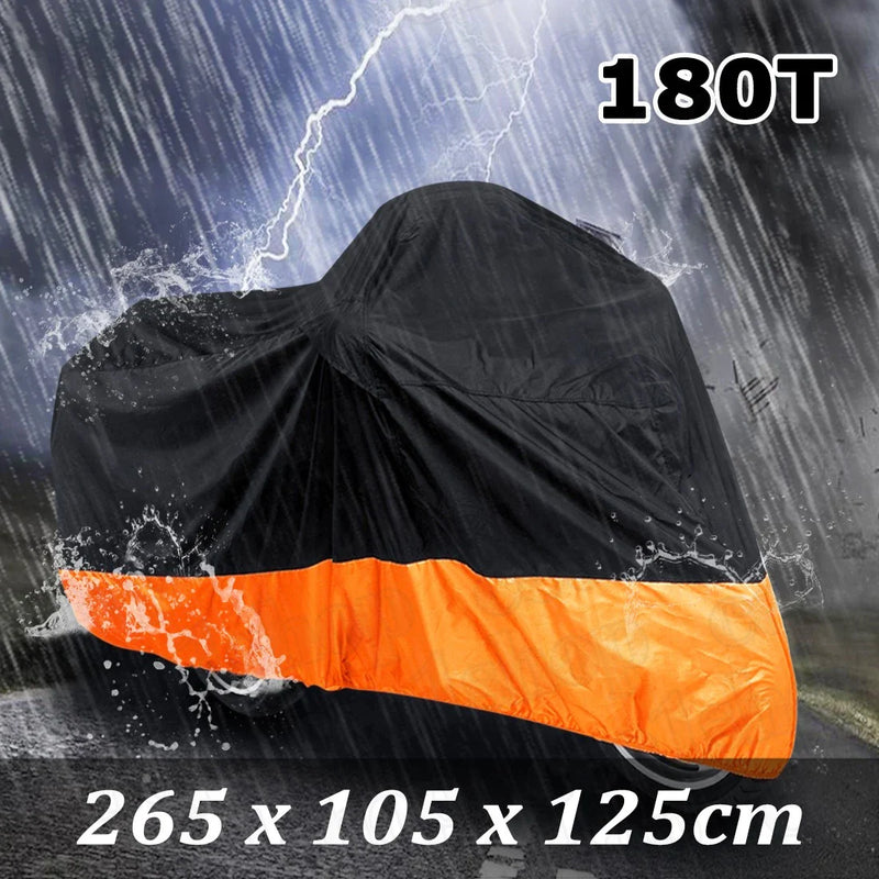Harley Davidson Dyna Softail Standard FXST XL883 XXL Orange Motorcycle Cover
