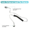 Toyota (88716-04103) Black A/C Hose Pipe Cooler
