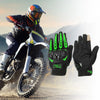Motorcycle Breathable Full Finger Nylon Outdoor Green 1 Pair XL Glove