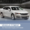 Chevrolet Impala Right Side Rearview Mirror Cover Cap Gloss Black (2014-2020)