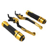BMW F900 F900R F850GS F750GS Gold Brake Clutch Lever Handlebar Grip Set