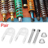 Make Model Pair 3cm Motorcycle Shock Absorber Riser Extension Silver Tone