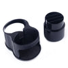 Car Center Console Carbon Fiber Water Cup Holder Cover