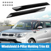 Kia Soul (2010-2013)  Left Right Windshield A-Pillar Trim Panel