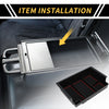 Chevy Silverado & GMC Sierra Black Red Full Center Console Organizer Tray