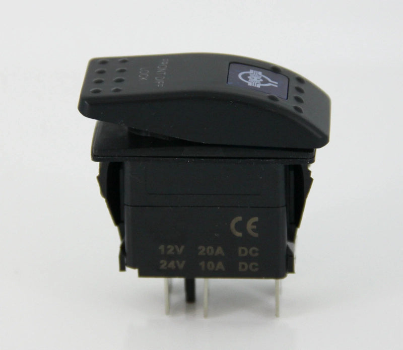 Dual LED Backlit Reverse Camera Rocker Switch
