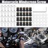 Make Model Screws 20pcs M5 5mm Windscreen Screws Silver Tone