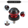 Motorbike Pair Swingarm Spool 10mm CNC Swing Arm Sliders Stand Red