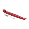 Motorcycle Universal Side Stand Support Red Aluminum Adjustable Kickstand Foot