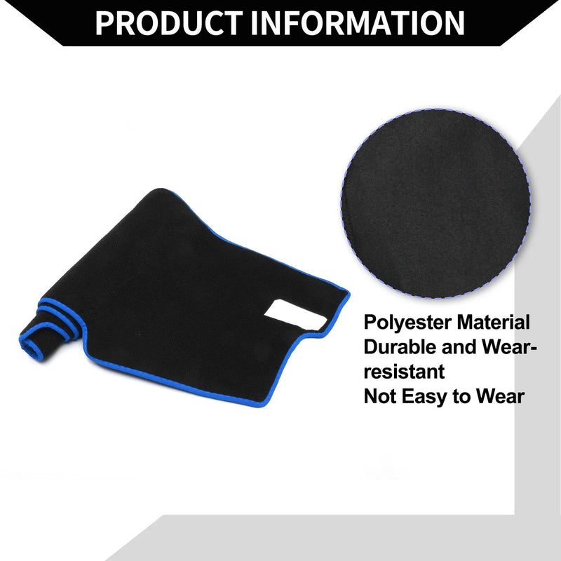 Honda Civic 11th Gen 2021-2024 - Black & Blue Set Dashboard Cover Mat