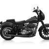 Harley Dyna Super Glide Street Bob Black Driver Passenger Seat (2006-2017)