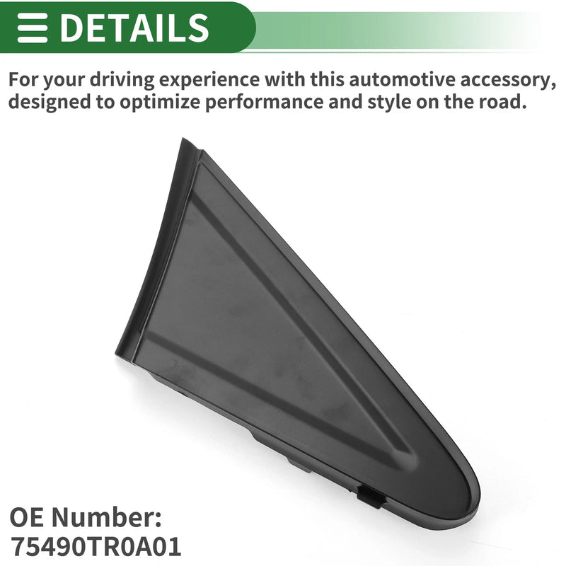 Honda Civic Front Right Side Door Pillar Window Trim (2012-2015)