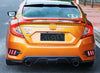Honda Civic (2016-2021) Unpainted Light ABS Boot Spoiler Wing (2016-2021)
