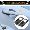Toyota Tundra Set CF Pattern Front Door Handle Bowl Cover (2014–2021)
