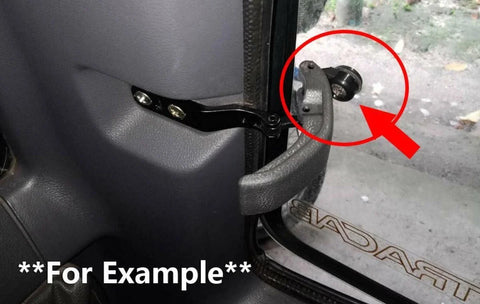 Isuzu D-Max Rear Cab Window Latch Lock Nut & Bolt (2012-2019)