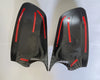Mazda 3 Carbon Fiber / 2 x / Side Mirror Horn Cover Cap Trim (2003–2008)
