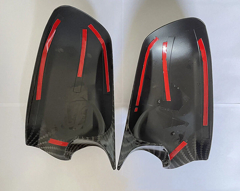 Mazda 3 Carbon Fiber / 2 x / Side Mirror Horn Cover Cap Trim (2003–2008)