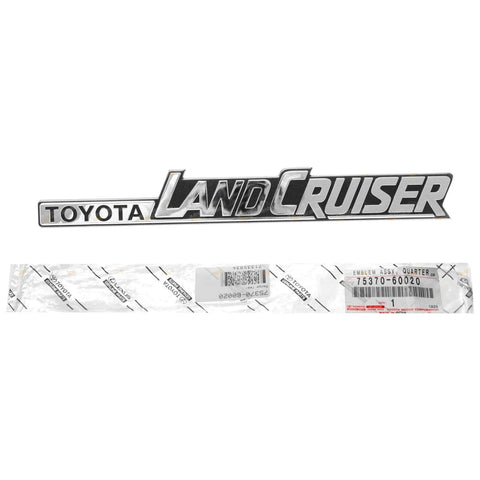 Toyota Landcruiser 70 Series Genuine Fender Emblem