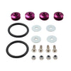 Trunk Hatch Lid 4PCS Purple Quick Release Bumper Holder Clips