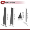 Nissan Sentra (2013-2017) Carbon Fiber Black 8 Pcs Door Pillar Window Trim