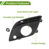 Volvo XC60 (2010-2016) Black 1 Pc Front Left Fog Light Grill