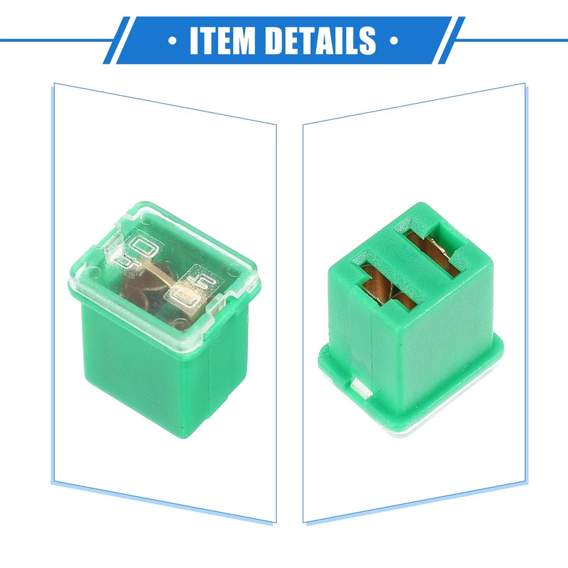 Pickup Trucks & Cars 10 Pcs Mini Box Shaped Fuse 40 Amps (Various Years)