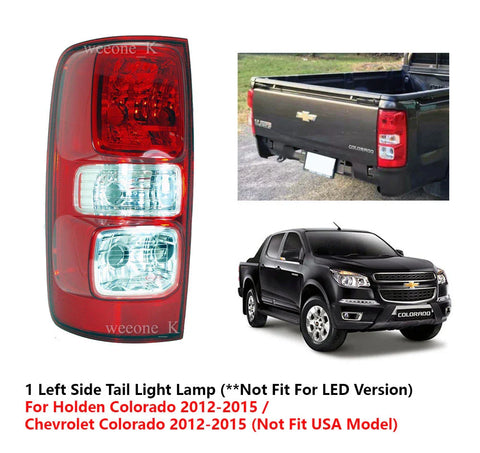 Chevrolet Holden Colorado LH Tail Light (2012-2015)