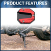 Kickstand Pad / Aluminum Alloy Red / Motorcycle