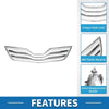 Toyota Camry Chrome Front Hood Bumper Grille (2010)