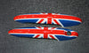 Mini Cooper R53 Pair Union Jack UK Flag Exterior Door Handle Cover Trim Fit