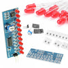 NE555 & CD4017 Electronic Projects LED Flow Light Kit