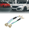 Motorcycle Scooter 2 x 3 Wires Headlight Lamps Socket Holder Adapter