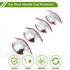 Mitsubishi Outlander Chrome Silver Door Handle Cup Protectors 4 Pcs