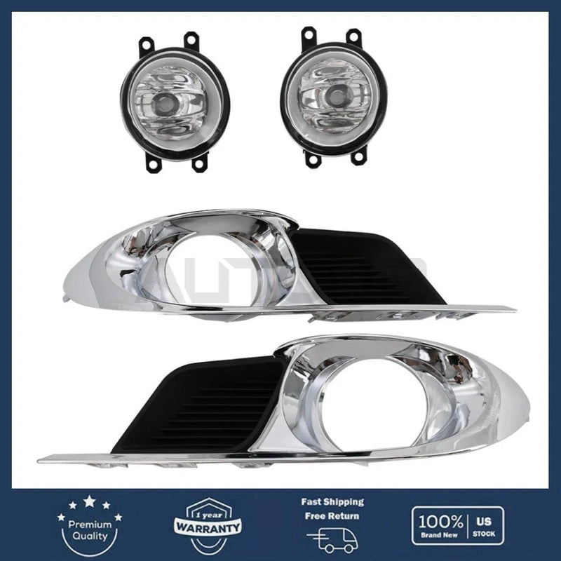 Toyota Avalon Passenger & Driver Side Fog Lamp + Trim (2011–2012)