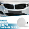 BMW 3 Series E90 E91 White Front Bumper Tow Hook Cover (2009-2012)