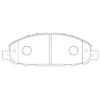 Nissan Urvan E25 Front Disc Brake Pads Set (2008-2017)