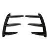 Benz W176 A200 A250 A45 Gloss Black Rear Bumper Splitter Canard