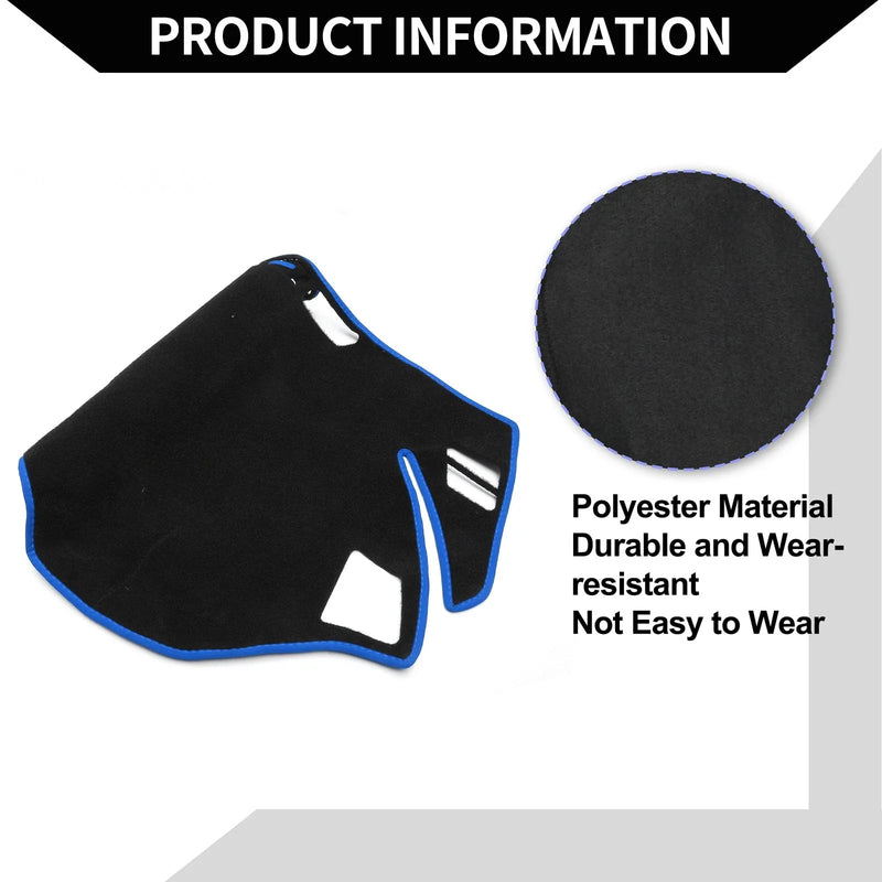 Honda Odyssey (2022-2024) Black Blue 1 Set Dashboard Cover Mat