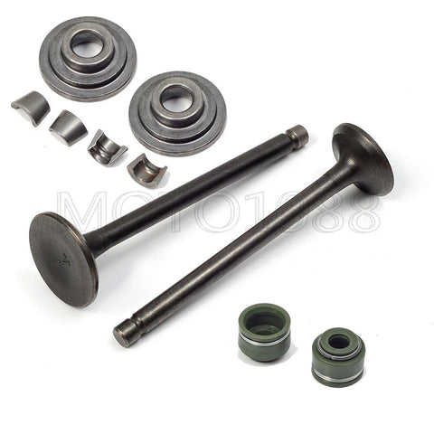Honda XR75 / 80 / 100 / 80R Intake Exhaust Valves with Seals Spring (1975–1999)