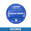 Honda Odyssey (2014-2020) Blue Car Oil Fuel Cap Decorative Sticker