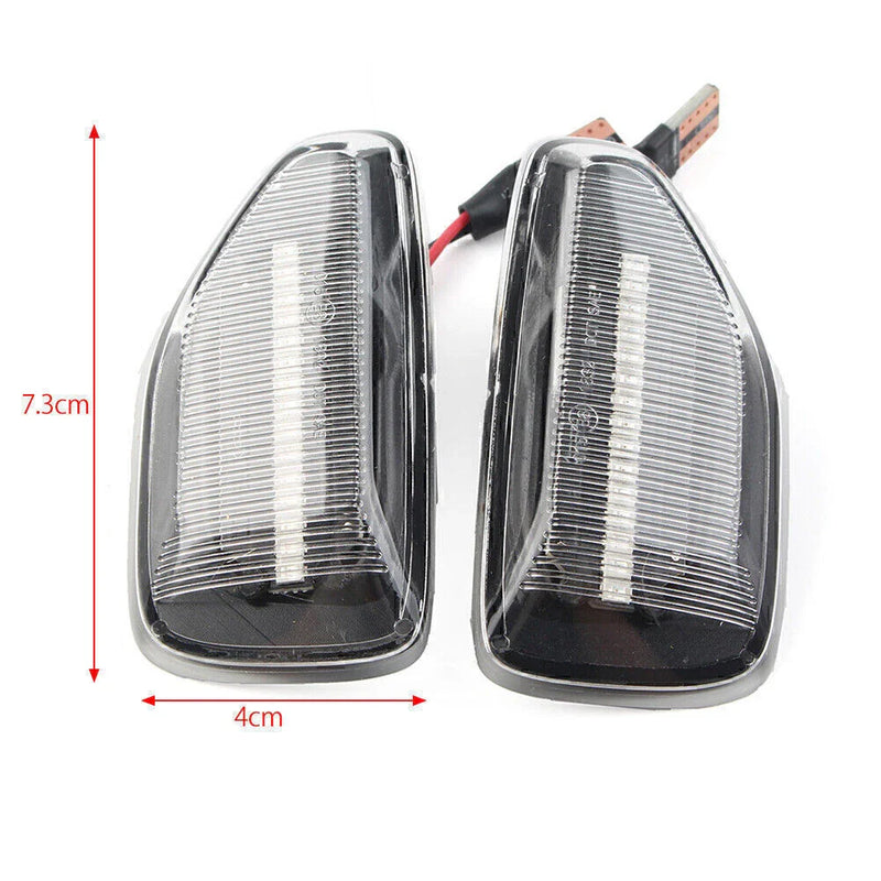 Dacia Logan Sandero LED Dynamic Side Marker Turn Signal Lights (2004-2023)