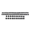 Harley Touring Road Street King Glide Softail Black Engine Bolt Caps Cover
