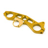 Kawasaki ZX6R (2009-2012) Gold E8 Triple Clamps Upper Top Clamp