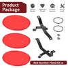 Honda Z50R Red Number Plate Kit (1979-1987)