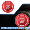Lexus IS ES RX GS NX - Aluminum Red Ignition Button Sticker