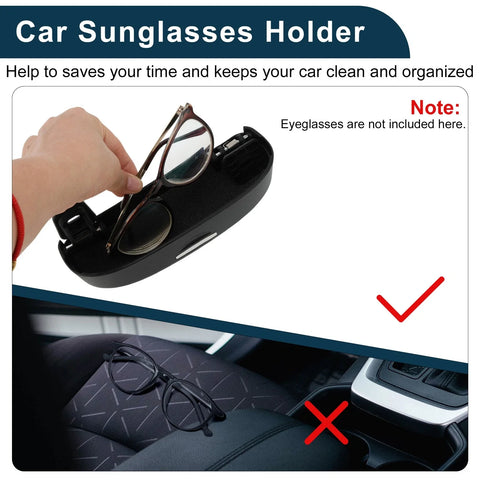 Volkswagen T-Roc 2017-2024 ABS Black 1 x Set Sunglasses Case